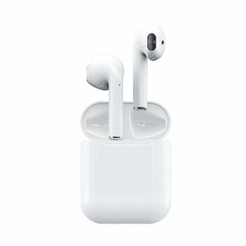 Casti Bluetooth V5.0, RLN Electronics™, Bluetooth Wireless, Touch Control, stereo, 3 D sound, White, compatibile toate sistemele de operare